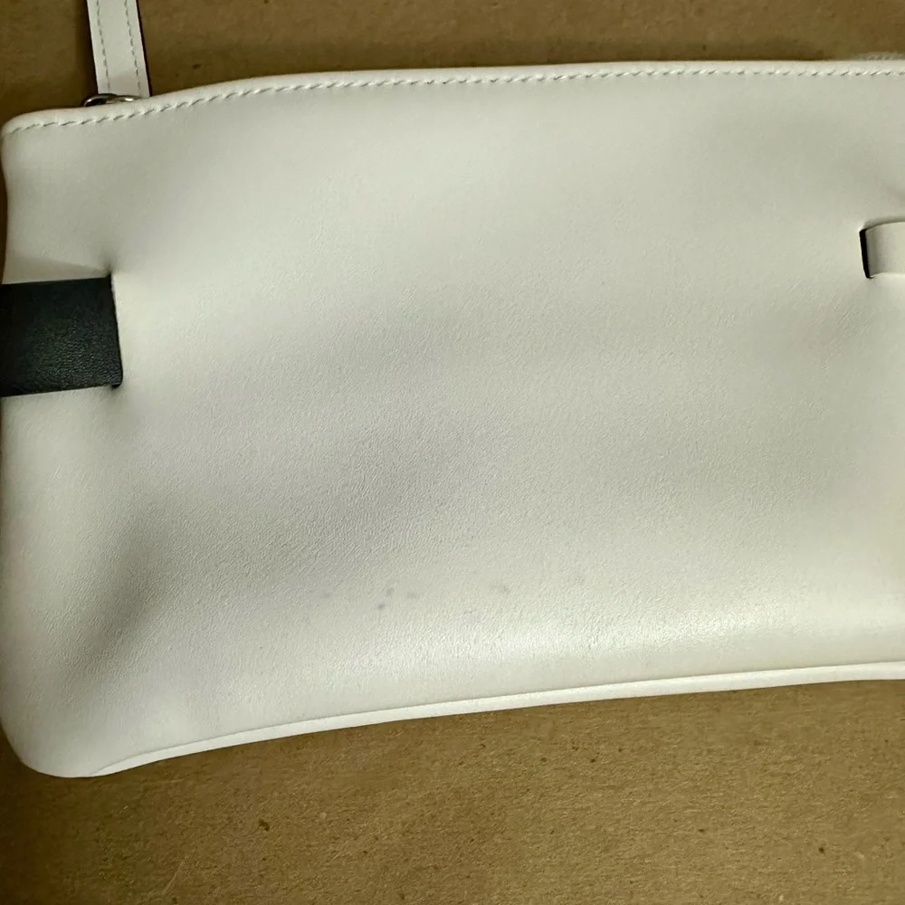 NWT - Calvin Klein White Belt Bag L/XL